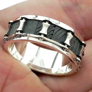 Snare DRUM Ring-musician gift-drumers family wedding-Custom made