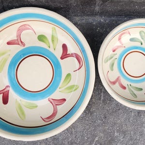Vintage Robinson Ransbottom Pottery R.R.P Rustic Ware Serving Bowls Roseville OH