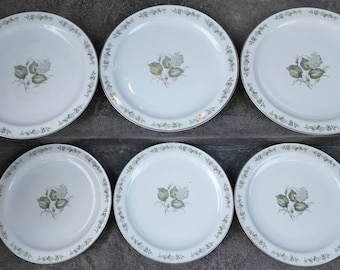 Vintage 6 Franconia Krautheim Selb Bavaria Germany Dinner Plates