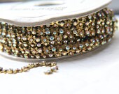 Vintage Swarovski Butterfly Cup Chain in Crystal Aurore Boreale (5mm) 0.5 1 2 5 Meters Wedding Bridal Supplies Jewelry Making Decoration