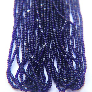 11/0 Hanks Charlotte Cut Beads 30110 Deep Cobalt Transparent 1/5/25/50/100 Hanks 2.0mm glass beads, jewelry supply, findings, craft supply