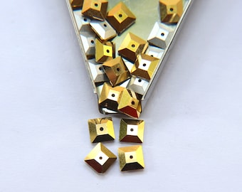 8mm Swarovski 3400 Square Lochrosen – Vintage Crystal Sew-on - Etsy