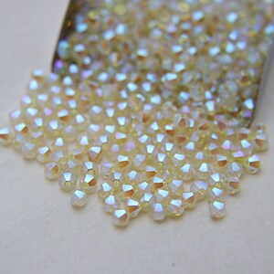 Swarovski Jonquil AB Bicone Beads (3/4mm) 36-720 Pieces image 3