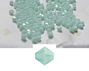 3mm Mint Alabaster Swarovski Bicone Beads 36/72/144/432/720 Pieces (397) Jewelry findings, embroidery materials, jewelry making, craft