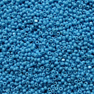 11/0 Charlotte true Cut Beads Opaque Turquoise 10/20/50/250/500 Grams (10 Grams 1300 Pieces)