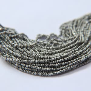 11/0 Hanks Charlotte Cut Beads 03050 Patina Chalk White Gunmetal 1/5/25/50/100 Hanks 2.0mm glass beads, jewelry supply, findings