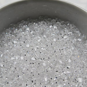 2.5mm Crystal Swarovski Bicone Xillion Beads 36/72/144/432/1000 Pieces (001) Jewelry findings, embroidery materials, jewelry making, rare
