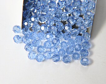 Cuentas de cristal Swarovski de zafiro claro de 6 mm, artículo 5000