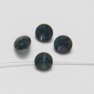 20 Boutons Globe Cristal Diamanté CraftbuddyUS - 12mm Transparents Pour Couture Et Création