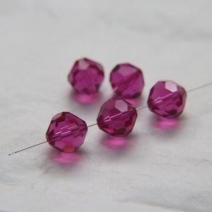 Vintage Swarovski Kristall Perlen, Cosmo Jet klar facettierten Artikel 5300, 8mm, 6/12/36/72/144 Stücke