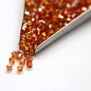 6mm Crystal Crystal Astral Pink Swarovski Bicone beads Cuts 12/36/72/144/288 Pieces embellishments