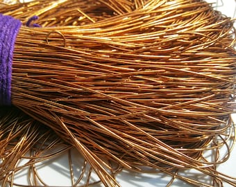 Filo francese in bronzo e rame, filo metallico, ricamo sartoriale (1 mm)