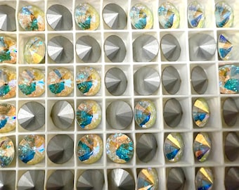 Swarovski Rivoli Crystal Stones, Aurore Boreale, 47ss (10mm) 1122