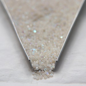 11/0 Charlotte Cut Beads Patina Ondoorzichtig Geel Aurore Boreale 10/20/50/250/500 Gram PREMIUM MATERIALEN