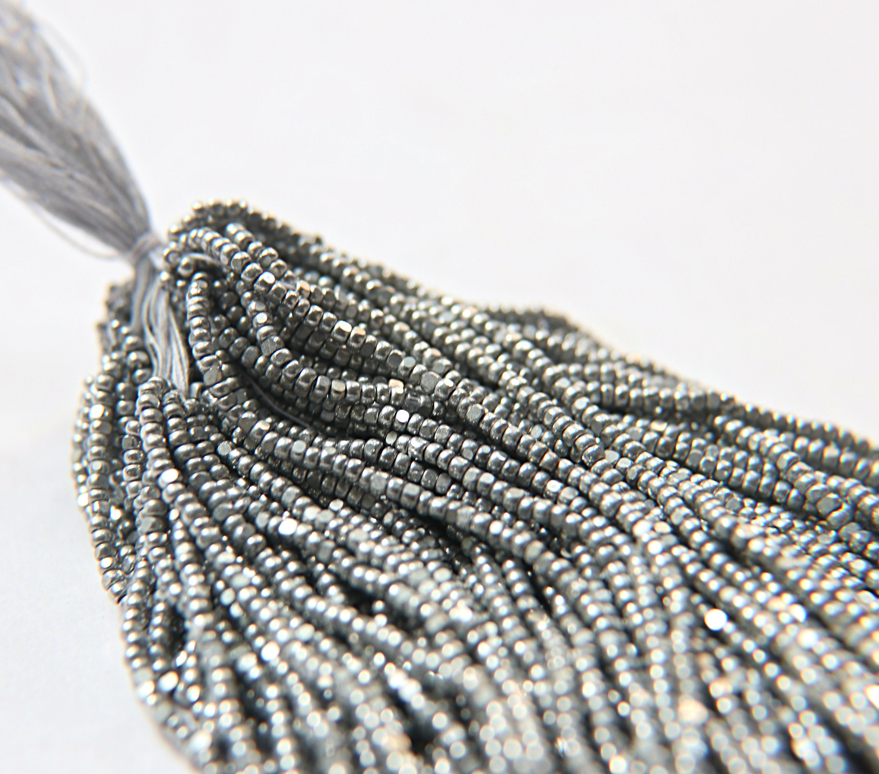 11/0 Charlotte Cut Beads Metallic Aluminium Silver Etsy