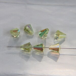 5400 Vintage 10X9 mm Swarovski krystal perle kegleform (5 farver) Swarovski Elements 6/12/36 stykker, smykkefremstilling JONQUIL AB