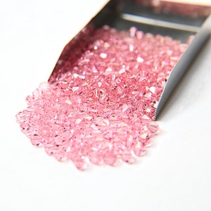 2.5mm Light Rose Swarovski Bicone Tiny Beads 36/72/144/432/1000 Pieces Jewelry findings, embroidery materials, jewelry making, rare beads