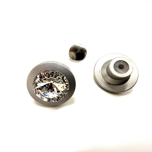 17 mm Designerska edycja Swarovski Jeans Guziki Swarovski Kryształowe artykuły vintage 1791/120