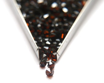 Mokka Swarovski bicone-kralen, vintage Oostenrijkse kristallen 4 mm, 5 mm, 6 mm