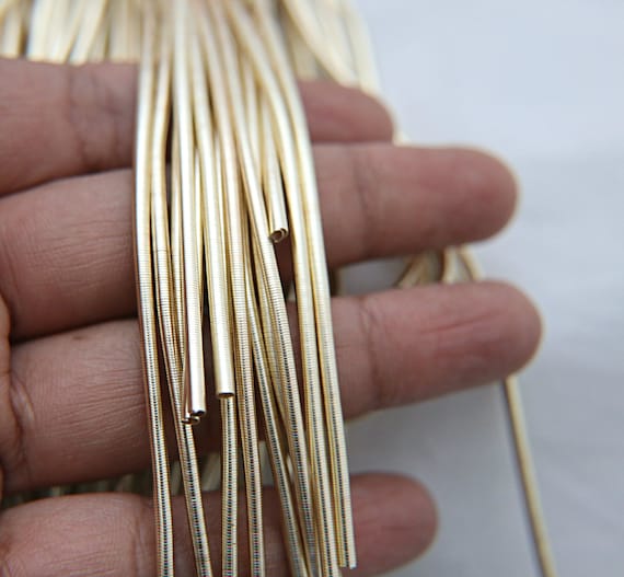 Gold Tone French Wire Bullion Gimp Coil Thread Cord Cover Total 70