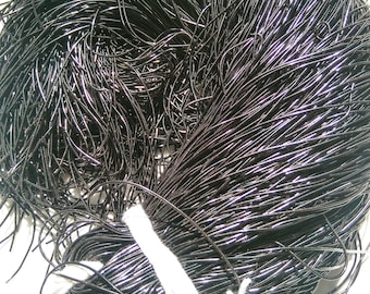 Black Metallic French Wire, Bullion Gimp Wire
