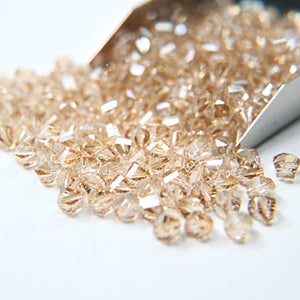 6mm Swarovski Crystal Golden Shadow Beads 5020 Facettierte Helix Perle 6/12/36/72/144/288/720 Stück Schmuckherstellung Perlen