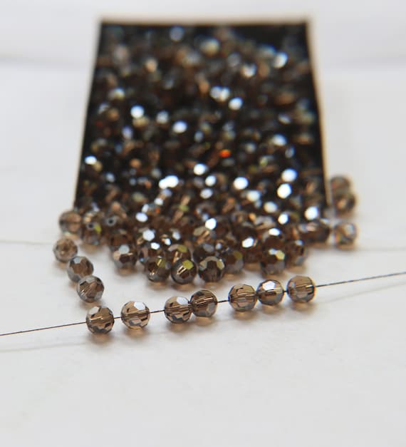 5mm Swarovski Elements Article 5000 Light Colorado Topaz Satin 