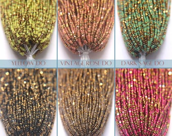 11/0 Charlotte true Cut Beads Designer Mix Hanks (11 Colors) 1/5/25/50/100 2mm jewellery beads soup, jewelry supply, native supply