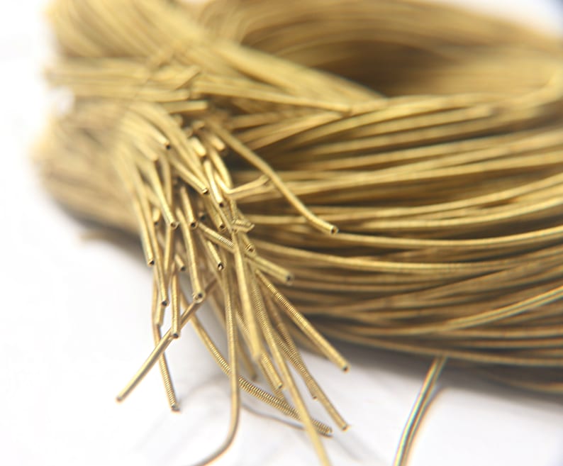 Brass Metallic French Wire jewelry making Bullion Wire Gimp Wire 50100200400 Grams embroidery threads