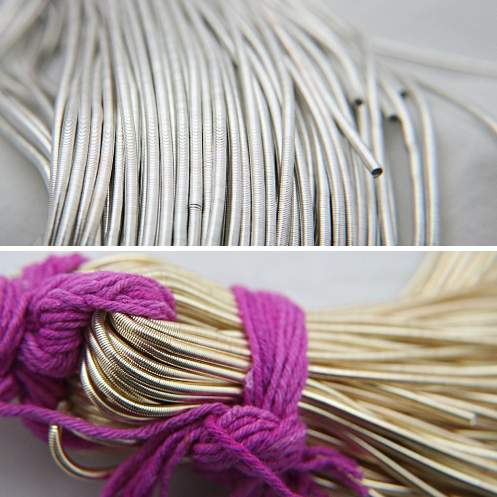 70 Silver & Gold French Wire Bullion Gimp Thread Cord Cover Fit