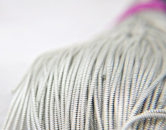 Filo Di Rame A Spirale Argento - 1mm, Per Ricamo E Decorazioni, Con Scatola - Foto 4