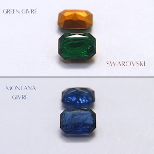 Vintage Swarovski 18x13 mm Vintage Rectangle Shape Premier Crystal Rhinestones 2/6/12/24 Pieces gemstones