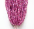 Electric Fuchsia Charlotte Cut Seed Beads, Aurore Boreale Lined, 11/0 Hanks product logo