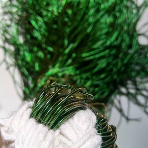 FERN GREEN Metallic French Wire, Bullion Wire, Gimp Wire 50/100/200/400 Grams