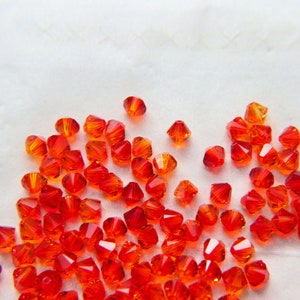 6 mm Fireopal Swarovski bicone-kralen, benodigdheden voor het maken van sieraden