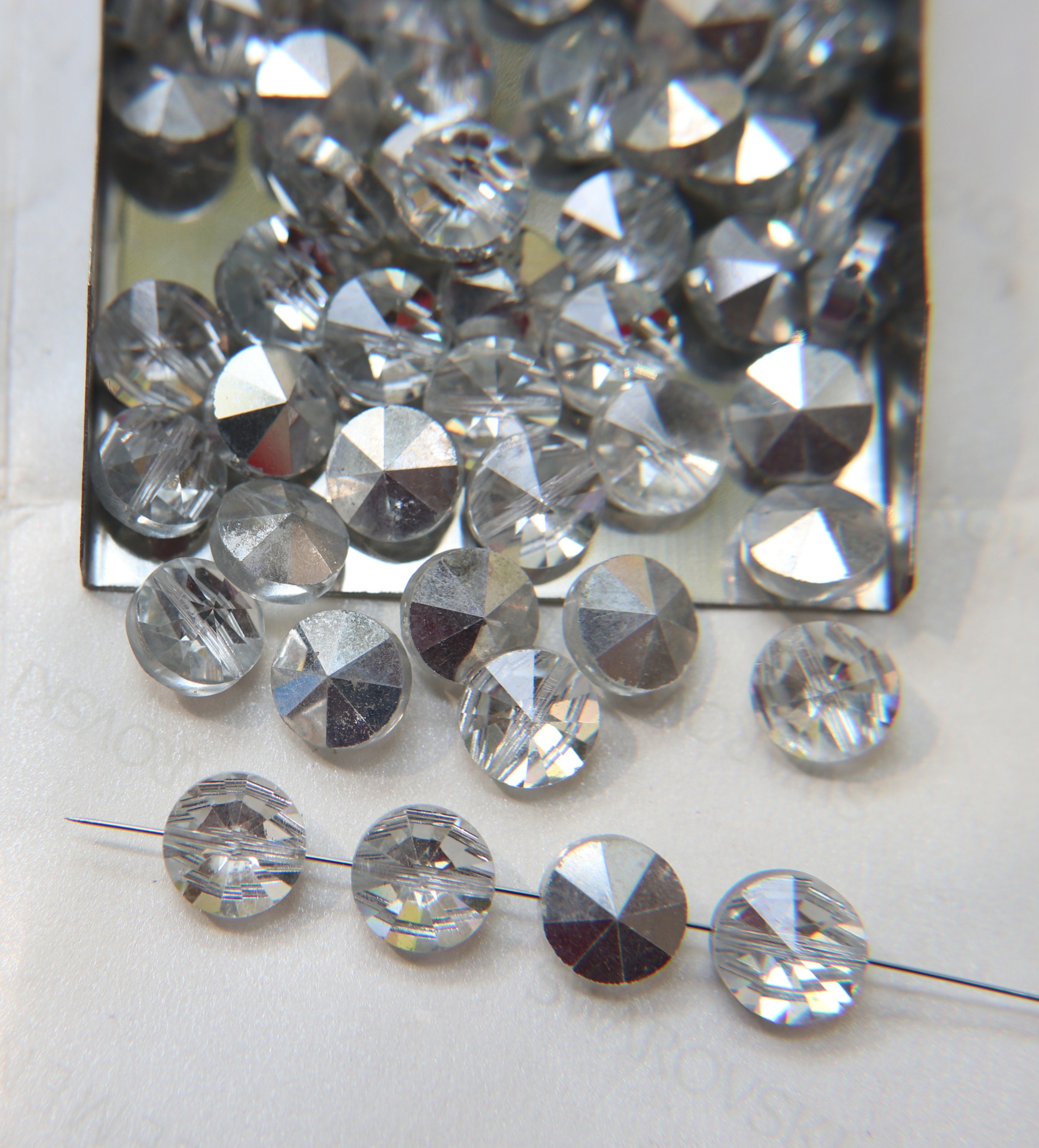Confettis de table cabochon strass diamant