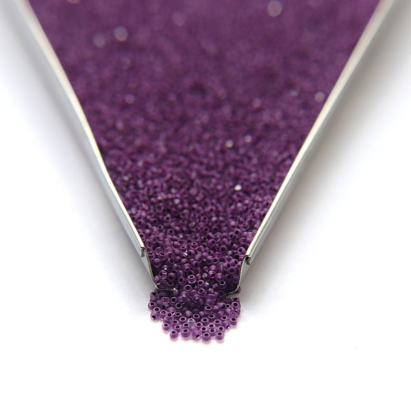 13/0 Charlotte Cut Beads Crystal Matt Huckleberry Purple Lined 5/10/20/50/250/500 Grams native supply