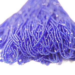11/0 Hanks Charlotte Cut Abalorios 30100 Royal Blue Transparente 1/5/25/50/100 Hanks 2.0mm cuentas de vidrio, suministro de joyas, hallazgos, suministro artesanal