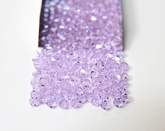 Vintage violette Swarovski bicone-kralen, 4/5 mm benodigdheden voor het maken van sieraden