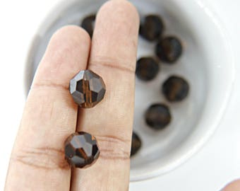 12MM Vintage Swarovski Crystal Beads, Round Ball #5000, Austria