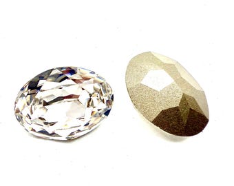 Swarovski 4127 Stones. Colour Crystal. Size 39x28mm. Price is for