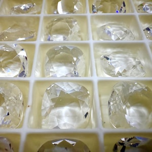 Vintage Swarovski 12mm Cushion Cut in Vintage Rose 4470 Premier Crystal 2 Pieces fancy stones, jewelry making, craft supply