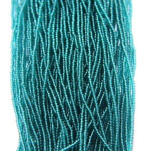 11/0 Czech Seed Bead Blue Zircon Transparent 1/5/25/50/100 Full hanks Preciosa Ornella loose beads, mix beads, embroidery materials, craft