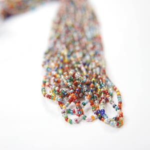 11/0 Czech Seed Bead Opaque Multi colored  1/5/25 Full hanks Preciosa Ornella loose beads, mix beads, embroidery materials, craft supplies