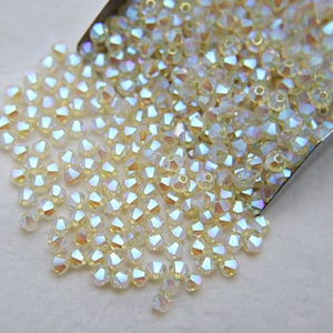 Swarovski Jonquil AB Bicone Beads (3/4mm) 36-720 Pieces image 1