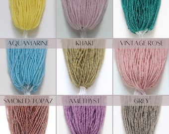 Opal Czech Glass Seed Beads 11/0, Jewelry Making Supply