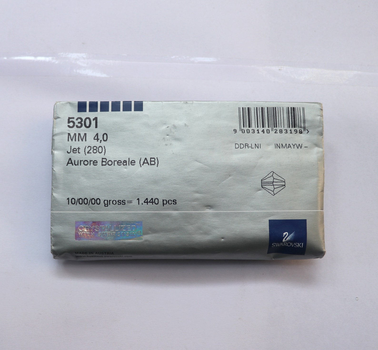 Swarovski 4mm Jet AB Bicones Beads 36/72/144/432/720 Pieces Etsy