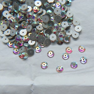 5 MM Swarovski Crystal Aurore Boreale Xillion Lochrose Sew-on STONES 3128 24/72/144/720 Pieces, embroidery materials, wedding decorations