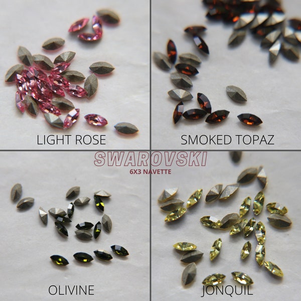 4x2 mm Swarovski fancy Navette 36/72/144 Pieces Jewery making stones gemstones, fancy opal stones