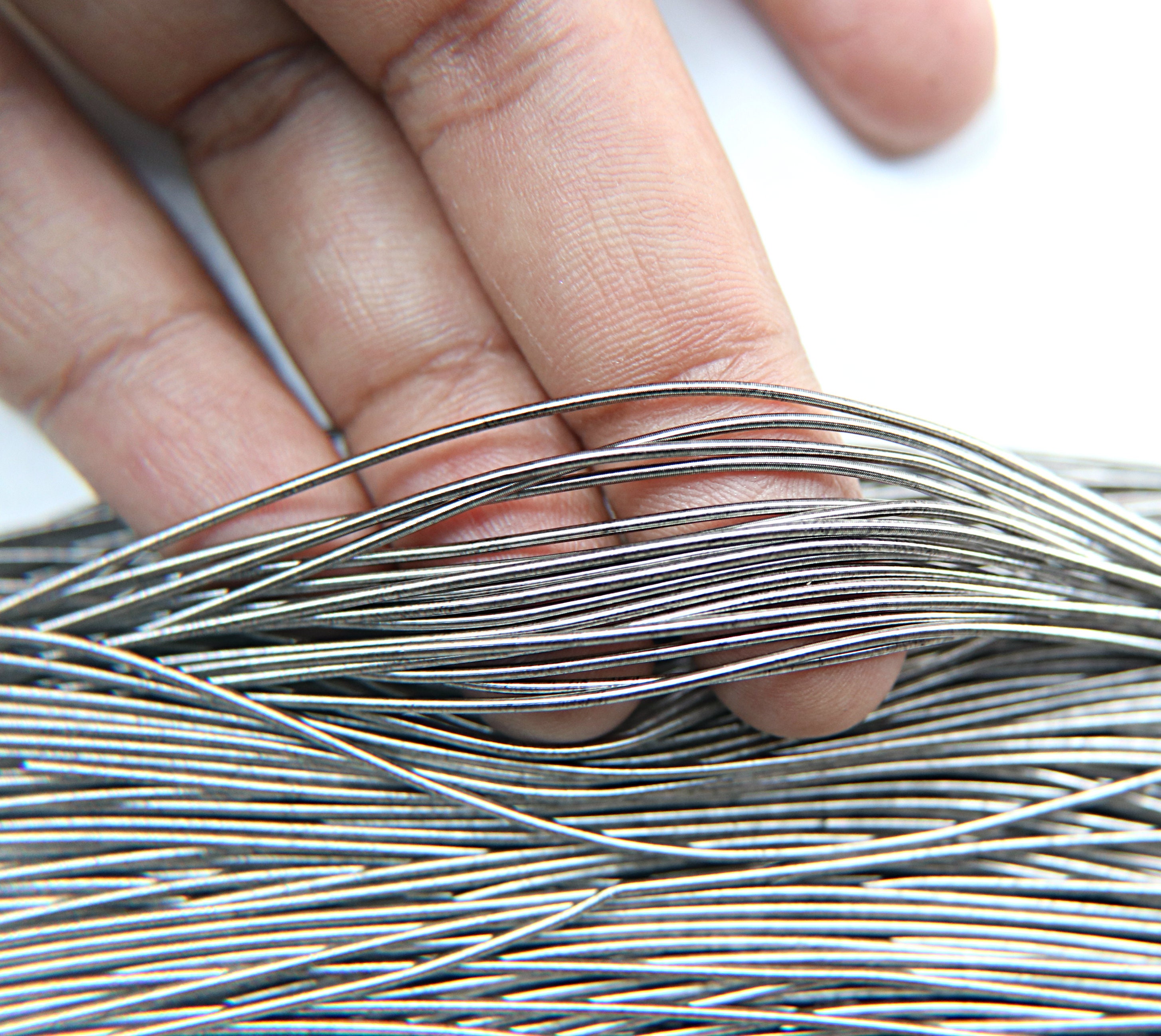 BENECREAT Französischer Bullion-Draht – 1 Mm, Spiralförmig, Für Schmuck & Stickerei